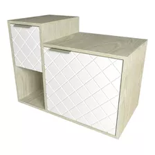 Gabinete Banheiro 53x70x38cm Artico Marbella Darabas Agardi