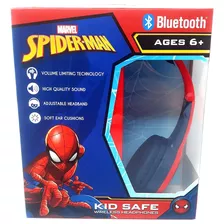 Spider Man Auriculares Bluetooth Seguros Para Niños, Cojin.