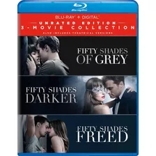 Blu-ray 50 Sombras De Grey + Oscuras+ Liberadas Sin Censura