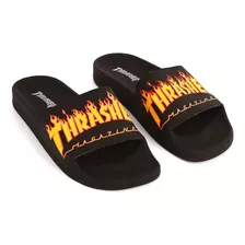 Thrasher Sliders Flame Ojotas Chanclas