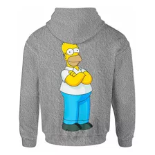 Sudadera Sublimada Efecto Texturizado Homero 