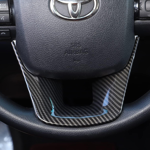 Cubierta De Moldura De Volante De Abs Para Toyota Fortuner 2 Foto 5