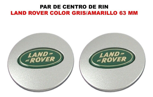 Par De Centros De Rin Range Rover Sport 06-20 63 Mm Foto 3