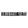 Emblema Letrero  Renault 12 Placa