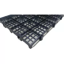 42 Pisos Plastico Preto Estrado Plat 50x25cm Multi Canil