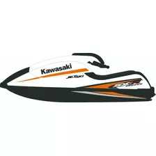 Adesivo Faixa Jet Ski Kawasaki Sxr 800 08 Laranja