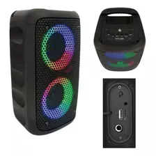 Parlante Bluetooth Rgb Recargable Portable Radio Kts-1265