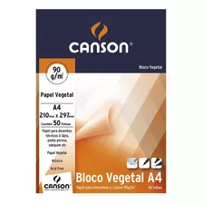 Block Canson Papel Calco 90grs A4 50 Hojas