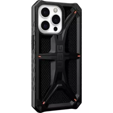 Funda Capa Uag Monarch Kevlar Para iPhone 13 Pro Max Premium Cor Preto Geométrico