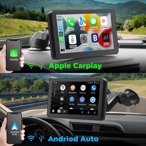 Estreo Inalmbrico 7  Carplay Y Android Auto Bt Fm Cmara Foto 4