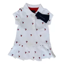 Vestido Tommy Hilfiger Bebe Menina Pronta Entrega Natal