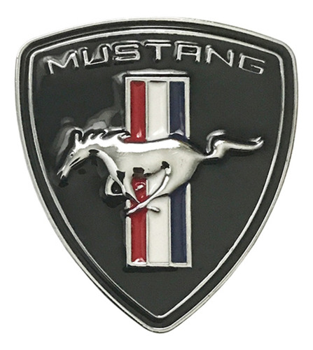 Emblema Embellecedor Ford Mustang Metalico Escudo Poni Foto 6