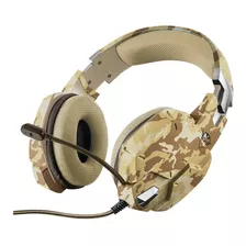 Audífonos Gamer Trust Carus Gxt 322 Desert Camo