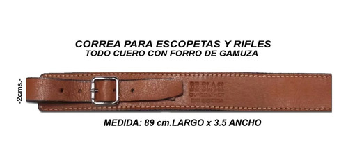 Correas Para Escopeta/ Rifle- Cuero- De Blasi Gunleather