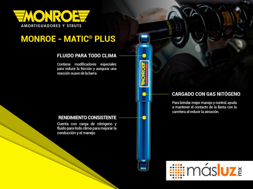 1) Amortiguador Monro-matic Plus Gas Izq/der Tras Capri 86 Foto 2
