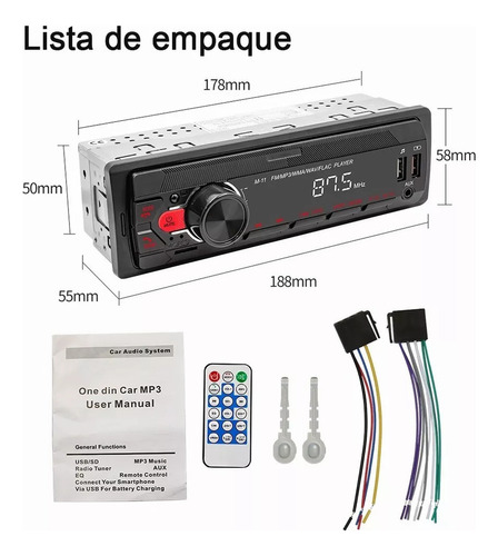 Estereo Mp3 Bluetooth Para Chevrolet Chevy Joy 1994 - 2010 ( Foto 9