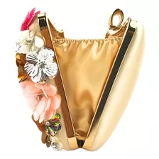 Bolso De Mano De Noche Con Cadena, Bolso De Mano Con Flores