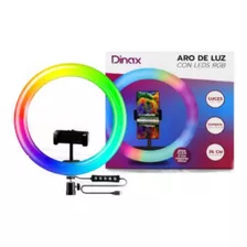 Combo Tripode Aro Luz 36cm Dinax