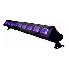 Barra Luz Led Uv Negra Fiestas Flúor 9x3w Ultravioleta Pro