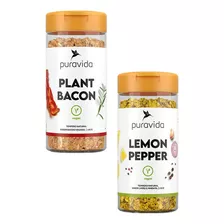 Plant Bacon + Lemon Pepper - Tempero Vegano - Puravida