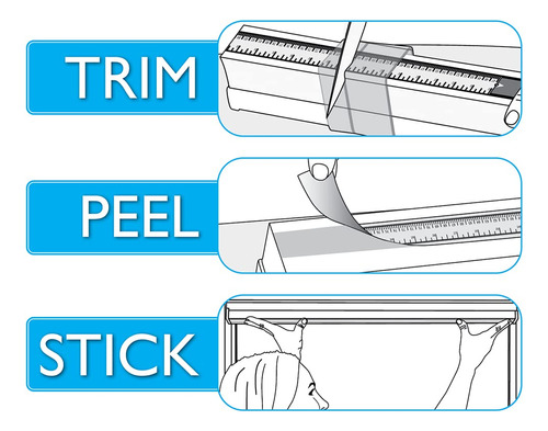 Easy Lift Trim-at-home - Persiana De Tela De Filtrado De Luz Foto 4