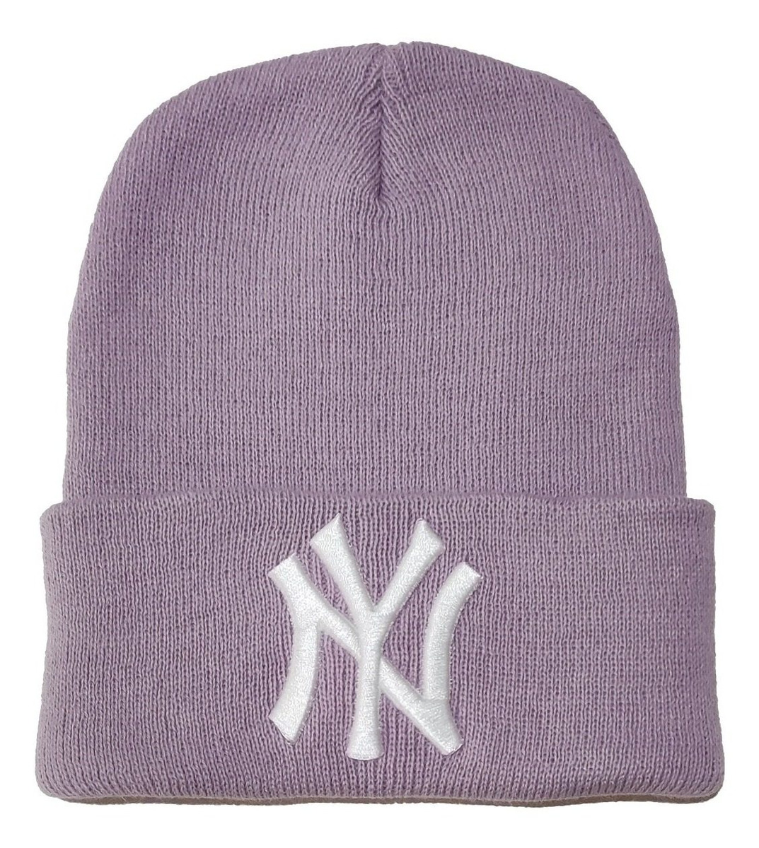 Gorra Ny New York Yankees Logo 3d Rosa Claro