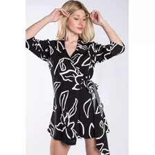 Vestido Manga 3/4 , Verano 2022 Varias Estampas