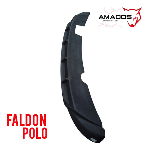 Faldn Difusor Vw Polo 16-20 Bumper Trasero Fv Foto 9