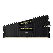 Memoria Ram Vengeance Lpx 16gb 2x8gb Corsair Cmk16gx4m2a2400c16 Color Negro