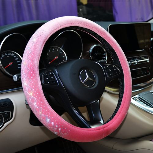 Funda Para Volante De Coche Volante Con Strass Surcoreano Pl Foto 6