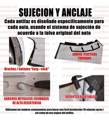 Antifaz Protector Premium Dodge Durango 2012 13 14 15 17 Foto 7