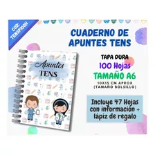 Cuaderno / Agenda / Apuntes / Tens / A6 (bolsillo) 100h