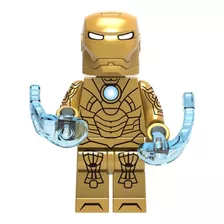 Boneco Blocos De Montar Homem De Ferro Armadura Mark Mk21