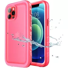 Funda Impermeable Para iPhone 12 Pro Max - Rosa