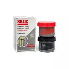 Siloc Adhesivo Epoxi En Pasta Acero 2 Componentes 200 Grs