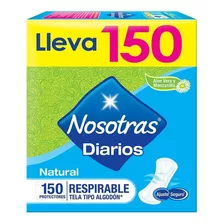 Protectores Diarios Nosotras Respirabl - Und a $126