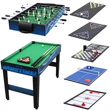 Surtido De Juegos De Mesa, 10 Juegos, Billar, Hockey, Futbol