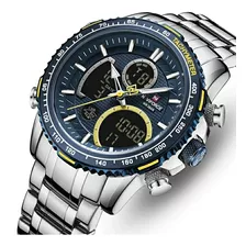 Reloj Naviforce Original Para Hombre Luz-fecha-chronografo