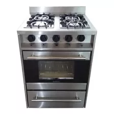 Cocina Kokken 60cm - Termostato Y Puerta De Vidrio