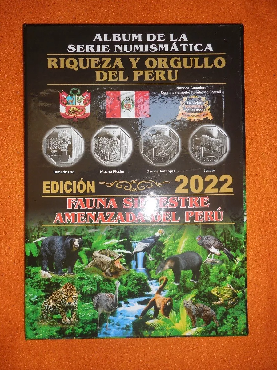 Álbum Monedas Colección Riqueza Y Orgullo Y Fauna Silvestre