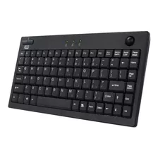 Mini Teclado Con Trackball De Pc | Negro / Adesso Akb-310ub