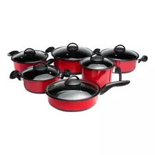 Conjunto De Panelas 6 Pç Indução Cooktop Lenha Gas Eletrico