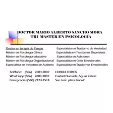 Doctor En Psicologia Y Tri Master En Psicologia Y Entrenador