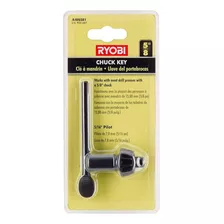 Ryobi - Llave De Portabrocas De Metal Negro De 5/8 Pulgadas 