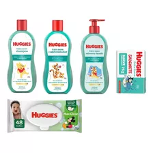 Kit Banho Infantil Huggies Extra Suave 5 Itens