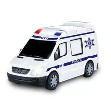 Carrinho Controle Remoto City Resgate Polícia - Zoop Toys Cor Branco