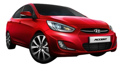 Par Amortiguadores Portalon Hyundai New Accent Rb Iv 2012 Foto 2