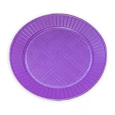 Plato Postre P17 Violeta X 50u