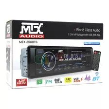 Autoestereo Digital Mtx Audio Mtx-250bts Bluetooth Usb Mp3
