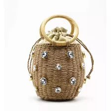 Bolsa Mão Com Strass